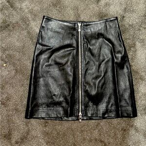 Avec Les Filles leather skirt